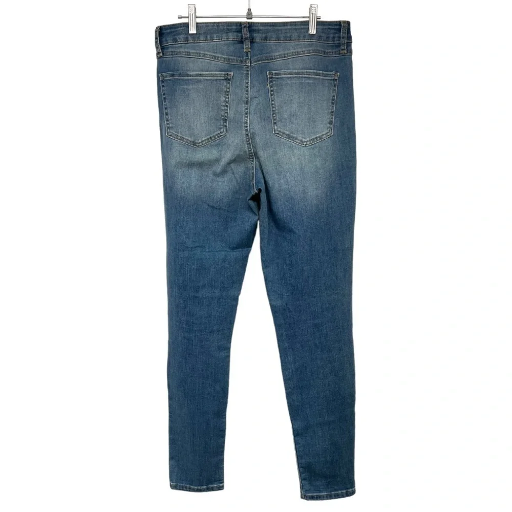 Sincerely Jules Distressed Blue Denim Skinny Jeans 30 - Picture 5 of 11